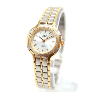 Vintage Attwood & Sawyer Swiss Watch 23mm Womens Two Tone Watch w New Battery